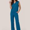 Althea Top Petrolblauw