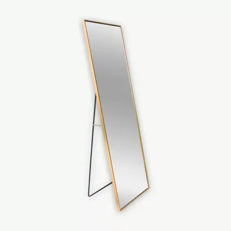 Alu spiegel 50x150cm goud Sasha standing