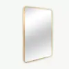 Alu spiegel 50x70cm goud Julia curved