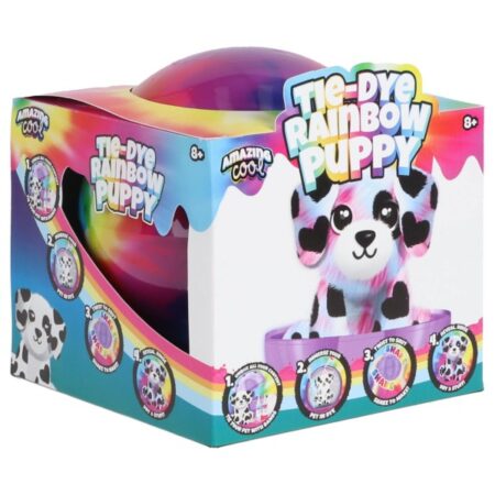 Amazing Cool Tie-dye Rainbow Puppy |