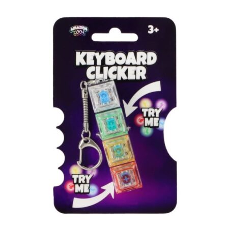 Amazing Cool Toetsenbord Klikkers Sleutelhanger 4 Knoppen |