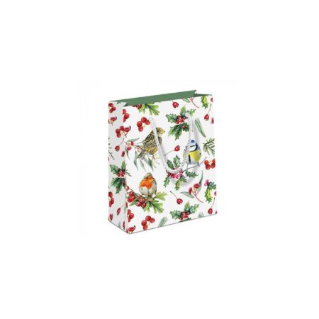 Ambiente Geschenktas Birds in winter | Ambiente