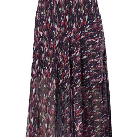 Amee Print Rok Taupe / Multi