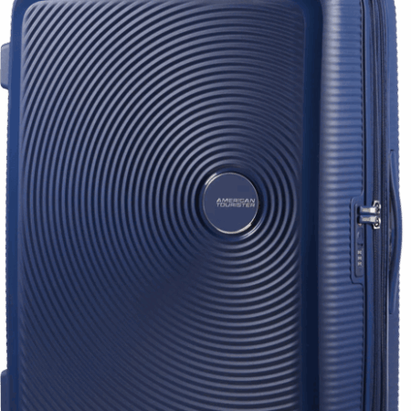 American Tourister Soundbox Expandable Spinner 77cm Midnight Navy