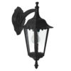 Ancona Muurlamp Hang Zwart met 8W Bewegingssensor LED