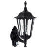 Ancona Muurlamp met Bewegingssensor Zwart