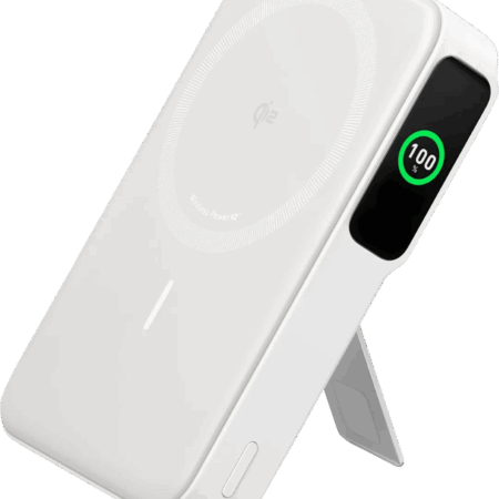 Anker Draadloze Powerbank met MagSafe en Qi2 Magneet 10.000 mAh met Snelladen Wit