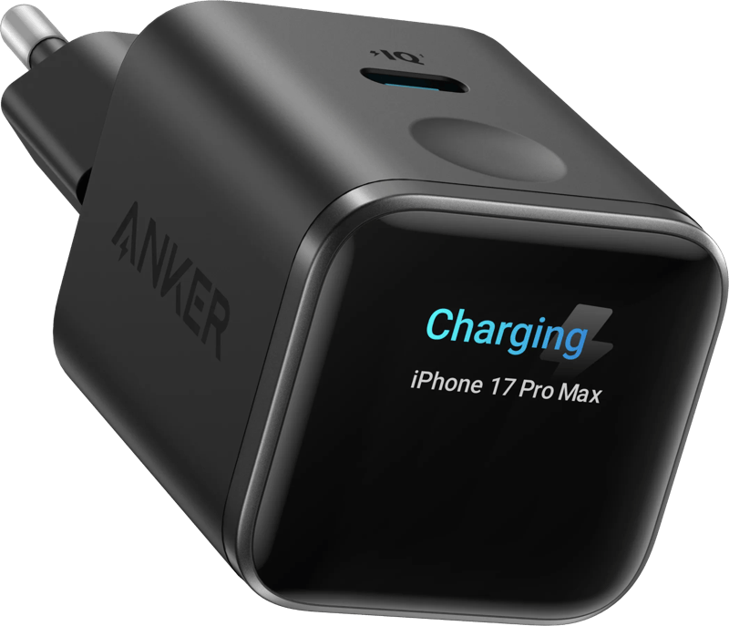 Anker Nano Oplader 45W Power Delivery Zwart