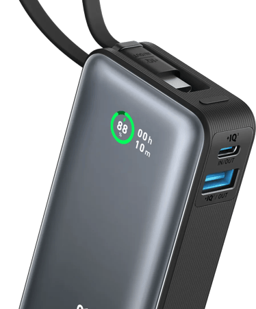 Anker Nano Power Bank 10.000 mAh met Snelladen Zwart