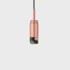 Donya Onyx Cylinder Hanglamp - Gemixte kap - Geborsteld koper
