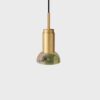 Donya Onyx Moon Hanglamp - Gemixte kap - Goud PVD