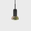 Donya Onyx Moon Hanglamp - Gemixte kap - Zwart PVD