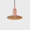 Donya Onyx Solar Hanglamp - Amberkleurige kap - Geborsteld koper