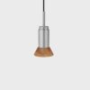 Donya Onyx Trapeze Hanglamp - Amberkleurige kap - Geborsteld roestvrij staal