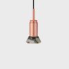 Donya Onyx Trapeze Hanglamp - Gemixte kap - Geborsteld koper