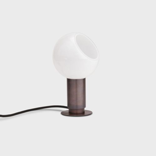 Donya Sphere Tafellamp - Gebruind messing