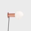 Donya Sphere Wandlamp - Geborsteld koper