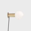 Donya Sphere Wandlamp - Geborsteld messing