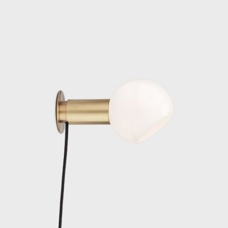 Donya Sphere Wandlamp - Geborsteld messing