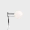 Donya Sphere Wandlamp - Geborsteld roestvrij staal