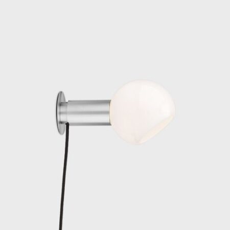 Donya Sphere Wandlamp - Geborsteld roestvrij staal