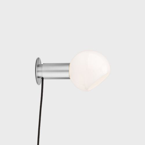 Donya Sphere Wandlamp - Geborsteld roestvrij staal