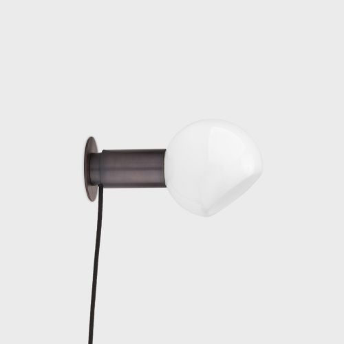 Donya Sphere Wandlamp - Gebruind koper