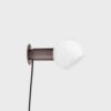 Donya Sphere Wandlamp - Gebruind messing