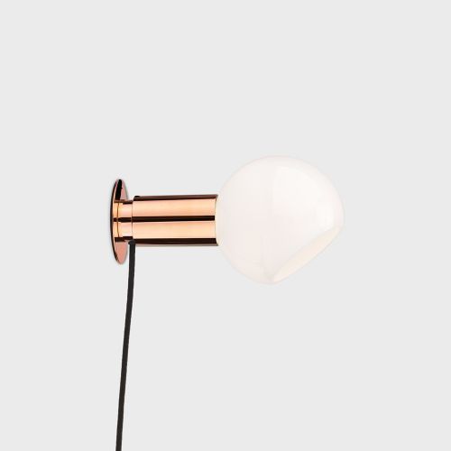 Donya Sphere Wandlamp - Gepolijst koper