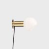 Donya Sphere Wandlamp - Gepolijst messing