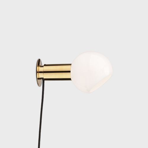 Donya Sphere Wandlamp - Gepolijst messing