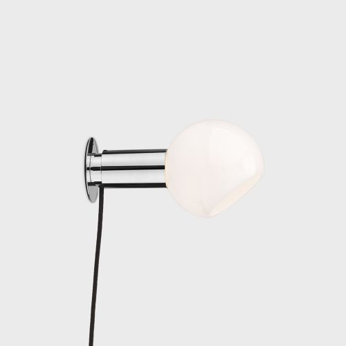 Donya Sphere Wandlamp - Gepolijst roestvrij staal