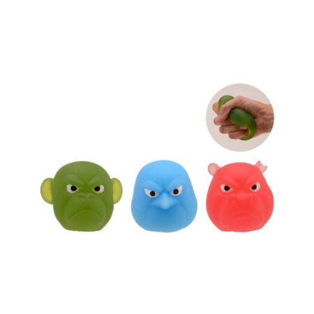 Anti stress Angry squeez animal head | Johntoy
