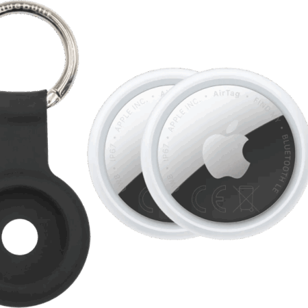 Apple AirTag 2 (2-Pack) + BlueBuilt Apple AirTag Sleutelhanger