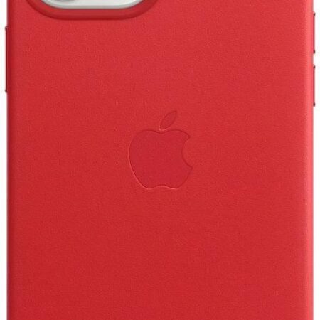 Leren case iPhone 12 Pro Max rood