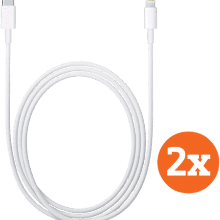 Apple Usb C naar Lightning Kabel 1m Kunststof Wit Duopack