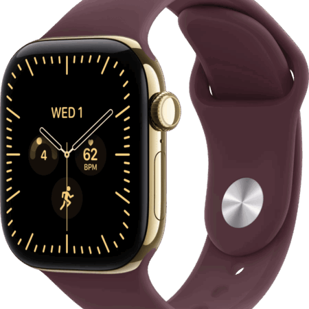 Apple Watch Series 12 Cellular 42mm Goud Sportband S/M