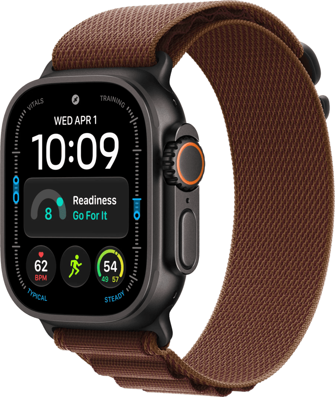 Apple Watch Ultra 4 Cellular 49mm Zwart Alpine Band M