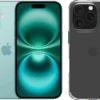 Apple iPhone 16 128GB Groen + BlueBuilt Protective Back Cover Transparant