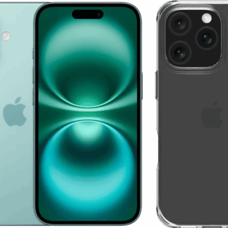 Apple iPhone 16 128GB Groen + BlueBuilt Protective Back Cover Transparant