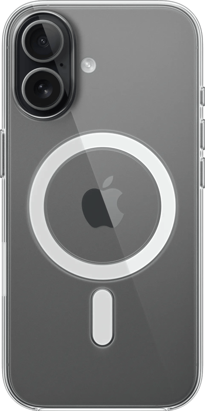 Apple iPhone 17 Back Cover met MagSafe Transparant