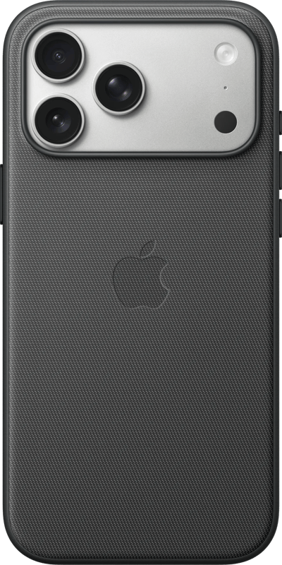 Apple iPhone 17 Pro Max TechWoven Back Cover met MagSafe Zwart