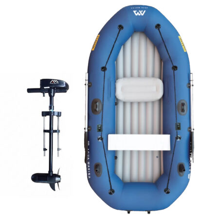 Aqua Marina Classic Rubberboot met Elektromotor Opblaasbaar - 4 Volwassenen | Aqua Marina