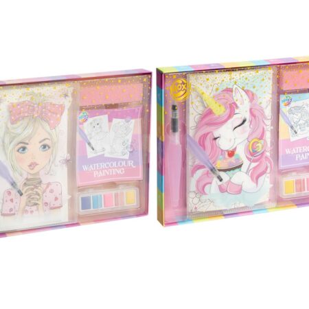 Aquarel set met kwast en verf | Moxy