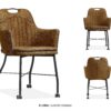 Armstoel Floria cognac