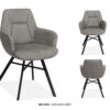 Armstoel Nelson grey