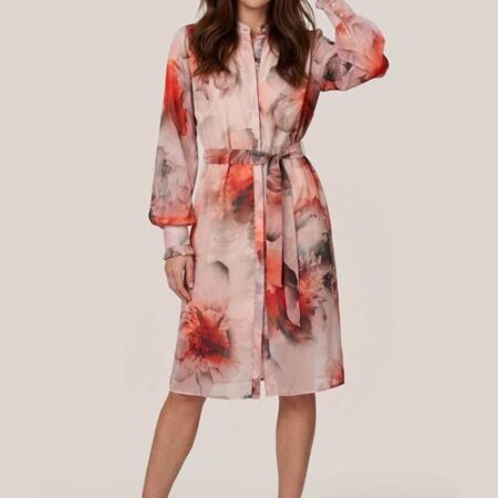 Ashley Print Jurk Roze / Multi