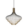 Asli Hanglamp Zwart Goud