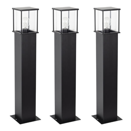Astro 1 Set 3 Stuks Tuinlamp Zwart