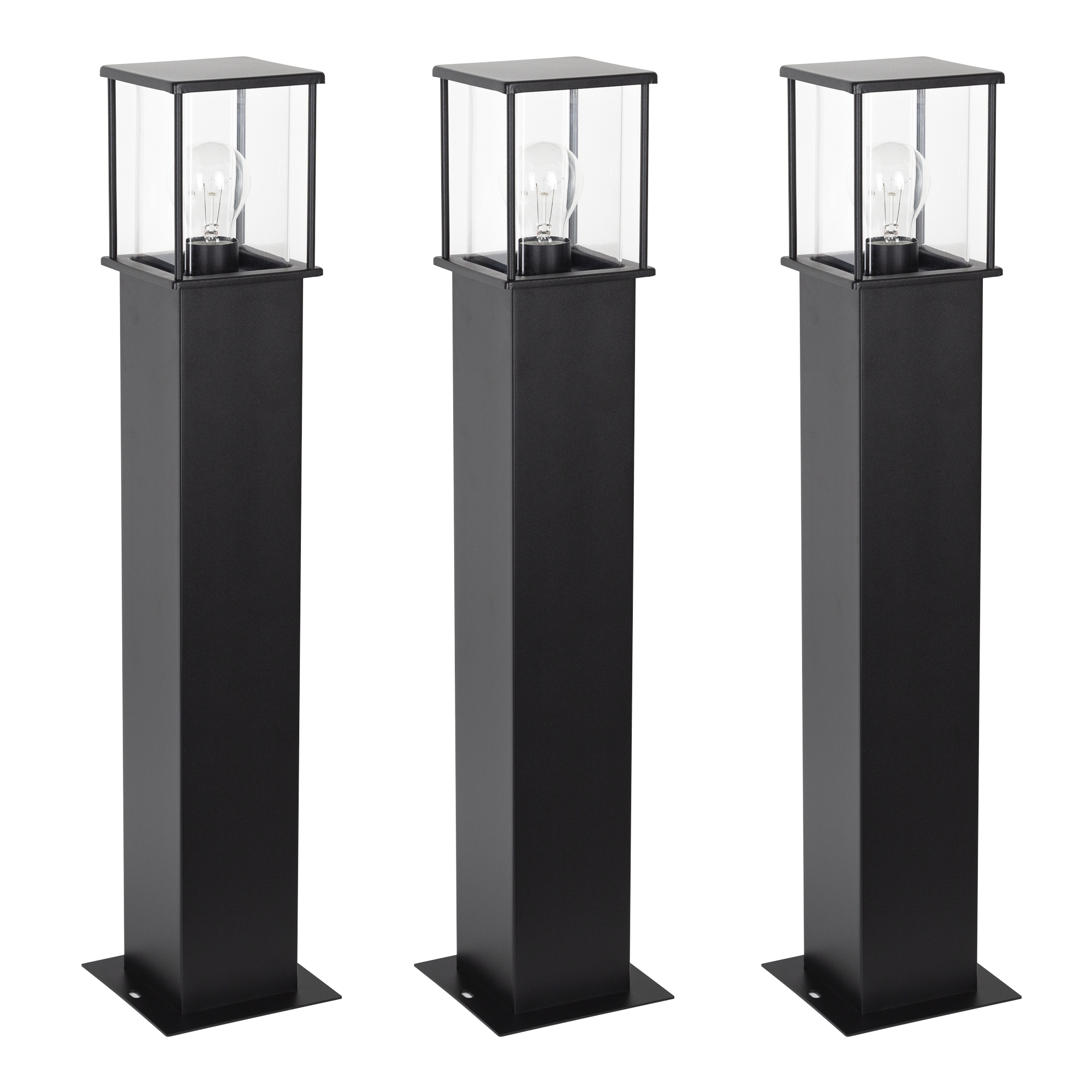 Astro 1 Set 3 Stuks Tuinlamp Zwart